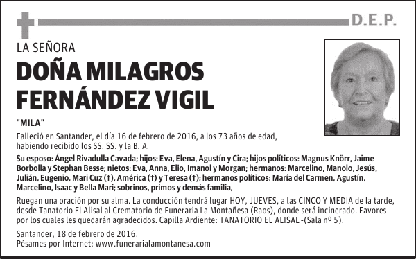 Milagros Fernández Vigil