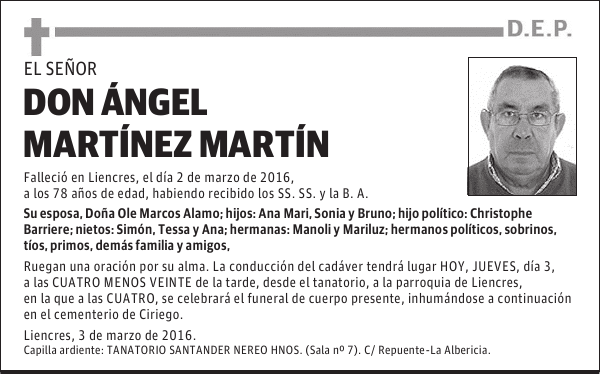 DON ANGEL MARTINEZ MARTIN