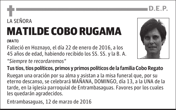 Matilde Cobo Rugama