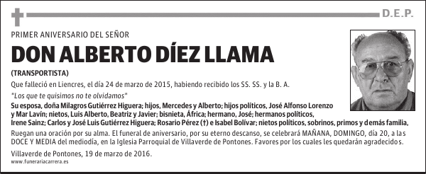 DON ALBERTO DÍEZ LLAMA