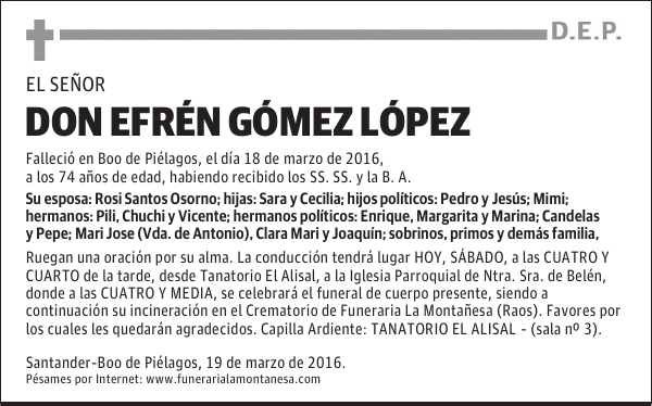 Don Efrén Gómez López