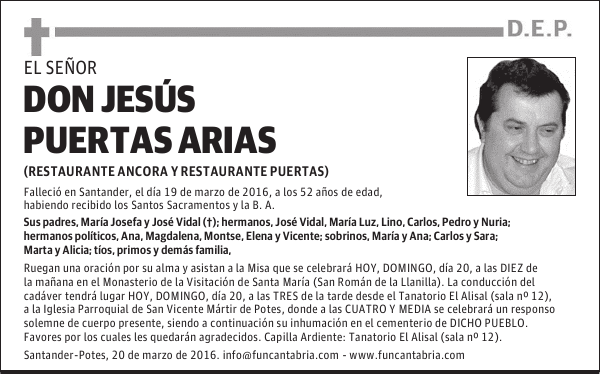 DON JESÚS PUERTAS ARIAS