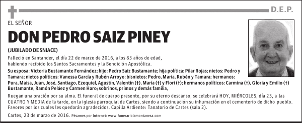 Don Pedro Saiz Piney