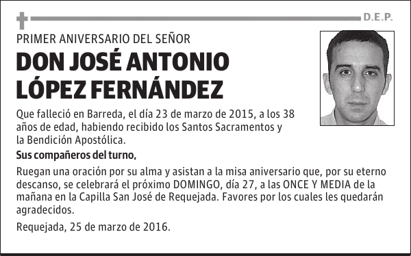 Don José Antonio López Fernández