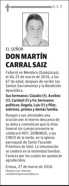 DON MARTIN CARRAL SAIZ