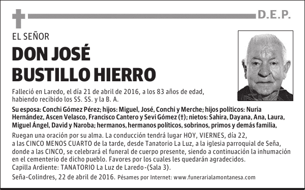 Don José Bustillo Hierro