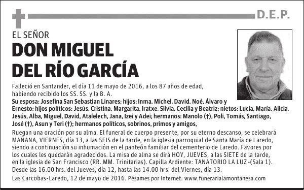 Don Miguel del Rio Garcia