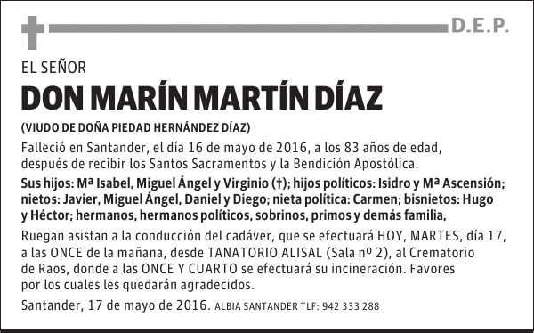 DON MARÍN MARTIN DÍAZ