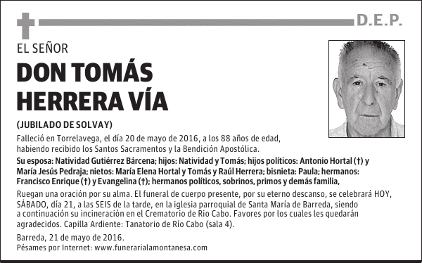 Don Tomás Herrera Vía