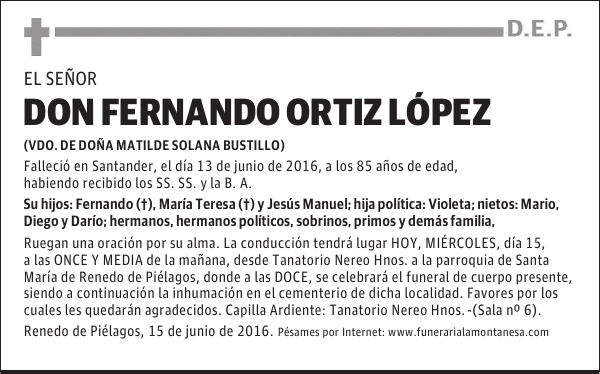 Don Fernando Ortiz López