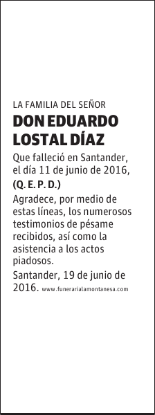 Don Eduardo Lostal Díaz