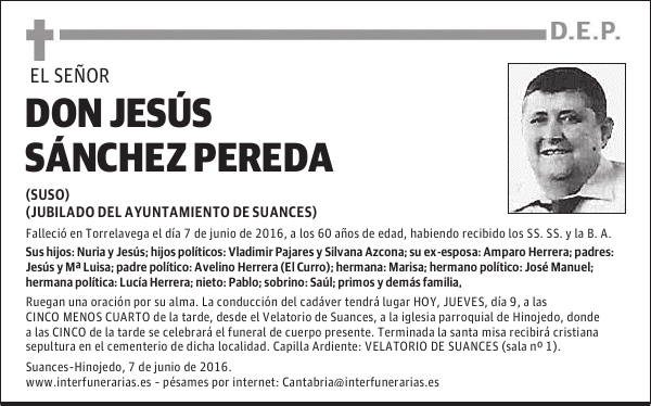 DON JESÚS SÁNCHEZ PEREDA