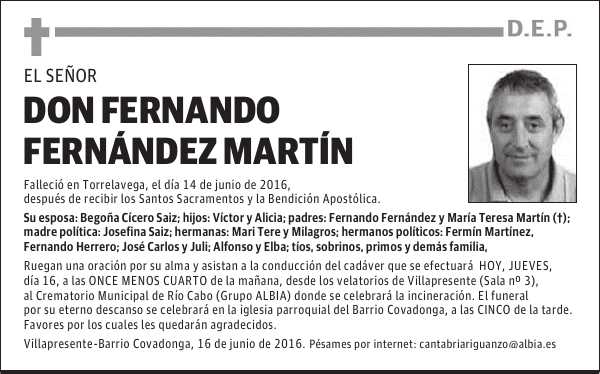 DON FERNANDO FERNANDEZ MARTIN