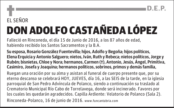 Don Adolfo Castañeda López
