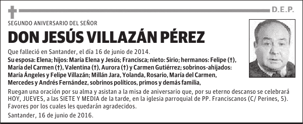Don Jesús Villazán Pérez