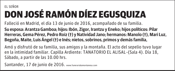 Don José Ramón Diez Egusquiza