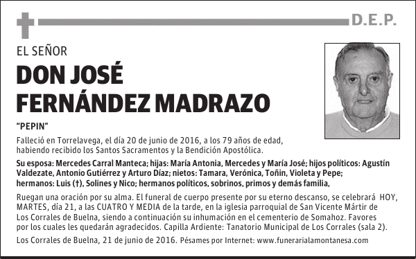 Don José Fernández Madrazo