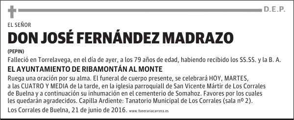 Don José Fernández Madrazo
