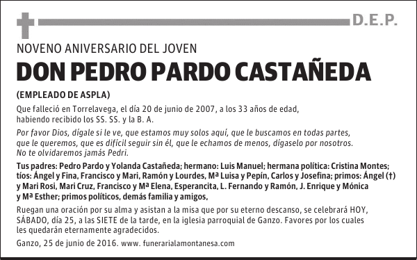 Don Pedro Pardo Castañeda