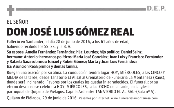 Don José Luis Gómez Real