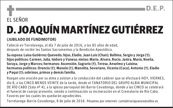 DON JOAQUÍN MARTÍNEZ GUTIÉRREZ