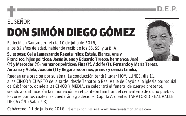 Don Simón Diego Gómez