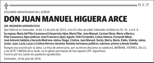 DON JUAN MANUEL HIGUERA ARCE