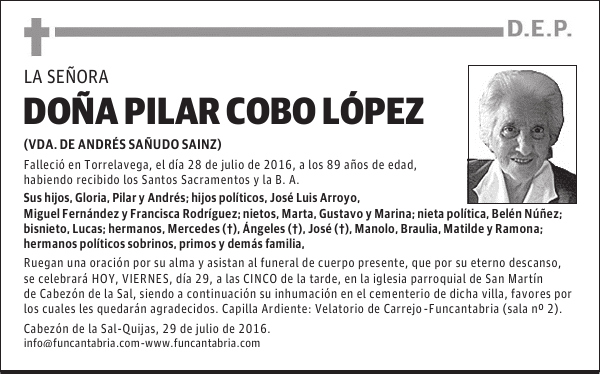Doña Pilar Cobo López