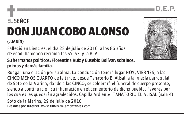 Don Juan Cobo Alonso