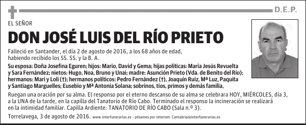 DON JOSE LUIS DEL RIO PRIETO