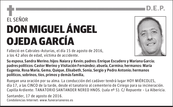 DON MIGUEL ÁNGEL OJEDA GARCÍA