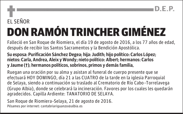 DON RAMÓN TRINCHER GIMÉNEZ