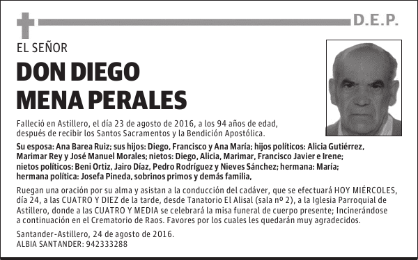 DON DIEGO MENA PERALES