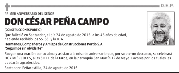 Cesar Peña Campo