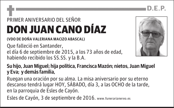 Don Juan Cano Diaz
