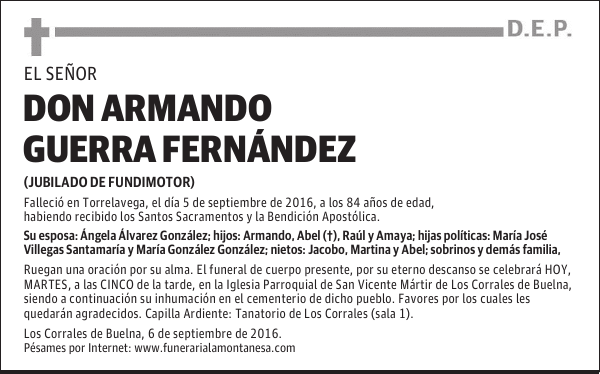 Don Armando Guerra Fernández