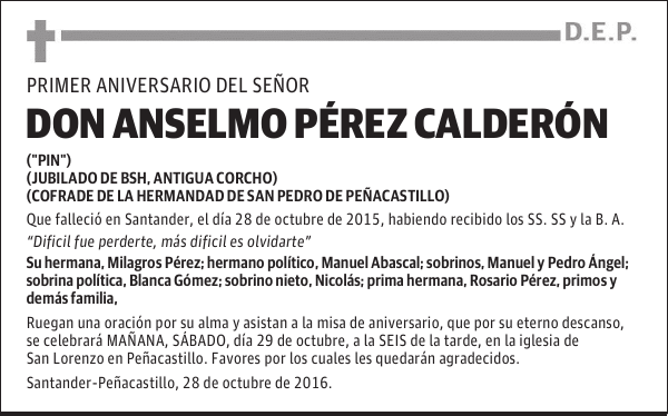 DON ANSELMO PÉREZ CALDERÓN