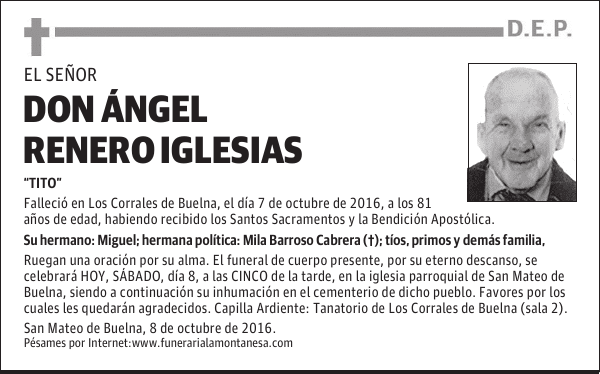 Don Ángel Renero Iglesias