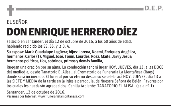 Don Enrique Herrero Díez