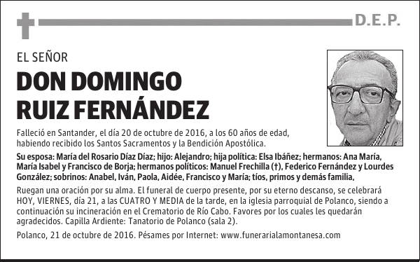 Don Domingo Ruiz Fernández