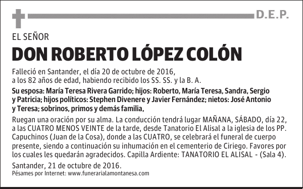 Don Roberto López Colón