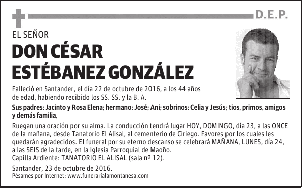 Don Cesar Estebanez González