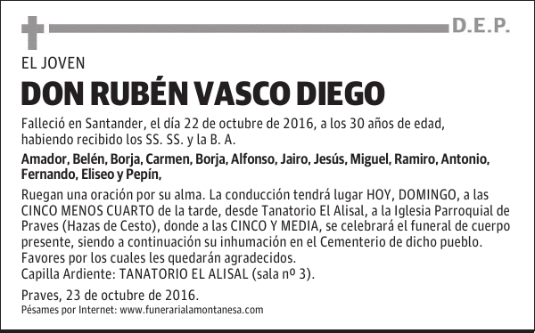 Don Rubén Vasco Diego