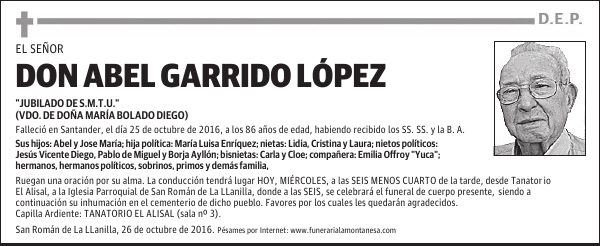 Don Abel Garrido López