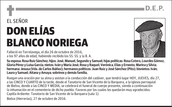 Don Elías Blanco Noriega