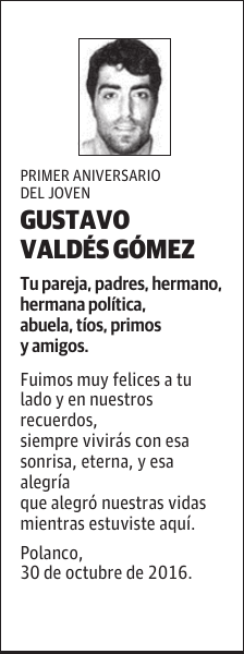 GUSTAVO VALDÉS GÓMEZ