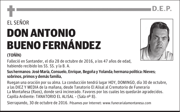 Don Antonio Bueno Fernández