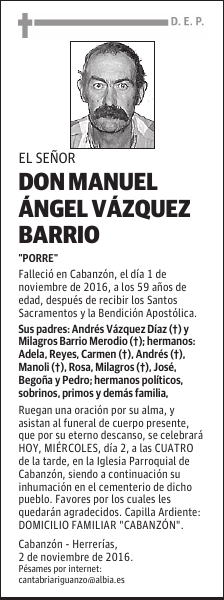 DON MANUEL ÁNGEL VÁZQUEZ BARRIO