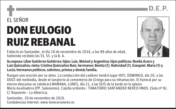 DON EULOGIO RUIZ REBANAL