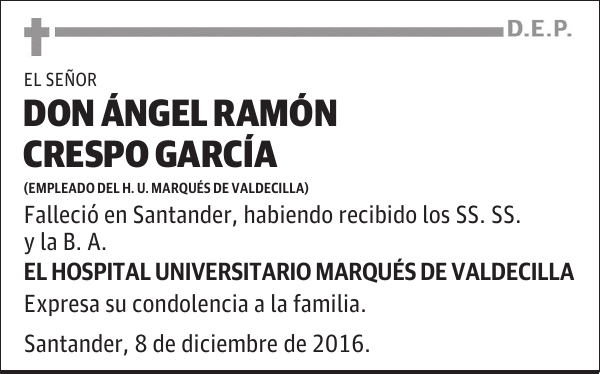 DON ÁNGEL RAMÓN CRESPO GARCÍA